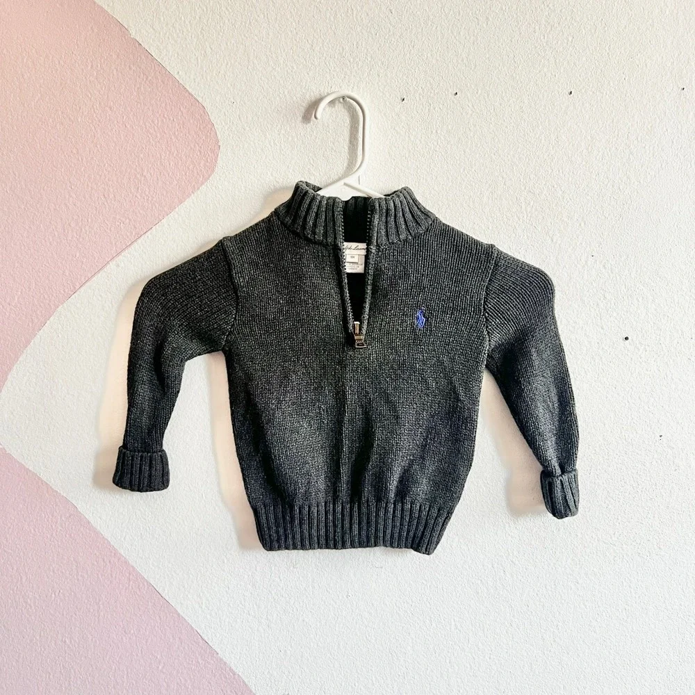 Ralph‎ Lauren Boys 18M Bundle Polo + Sweater